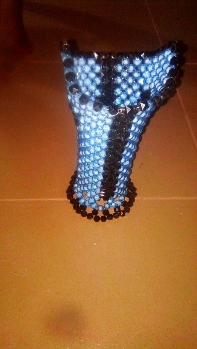 Collier simple en perles